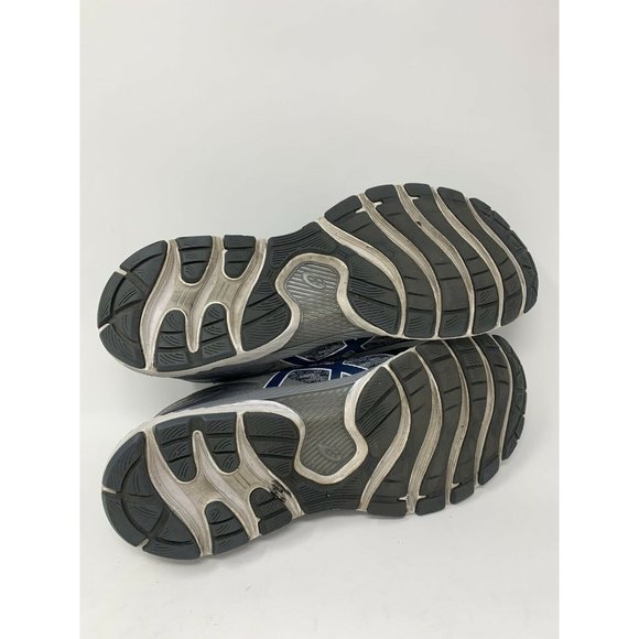 Asics Mens Gel Nimbus 22 1011A794 Gray Blue Running Shoes Sneakers Size 9.5